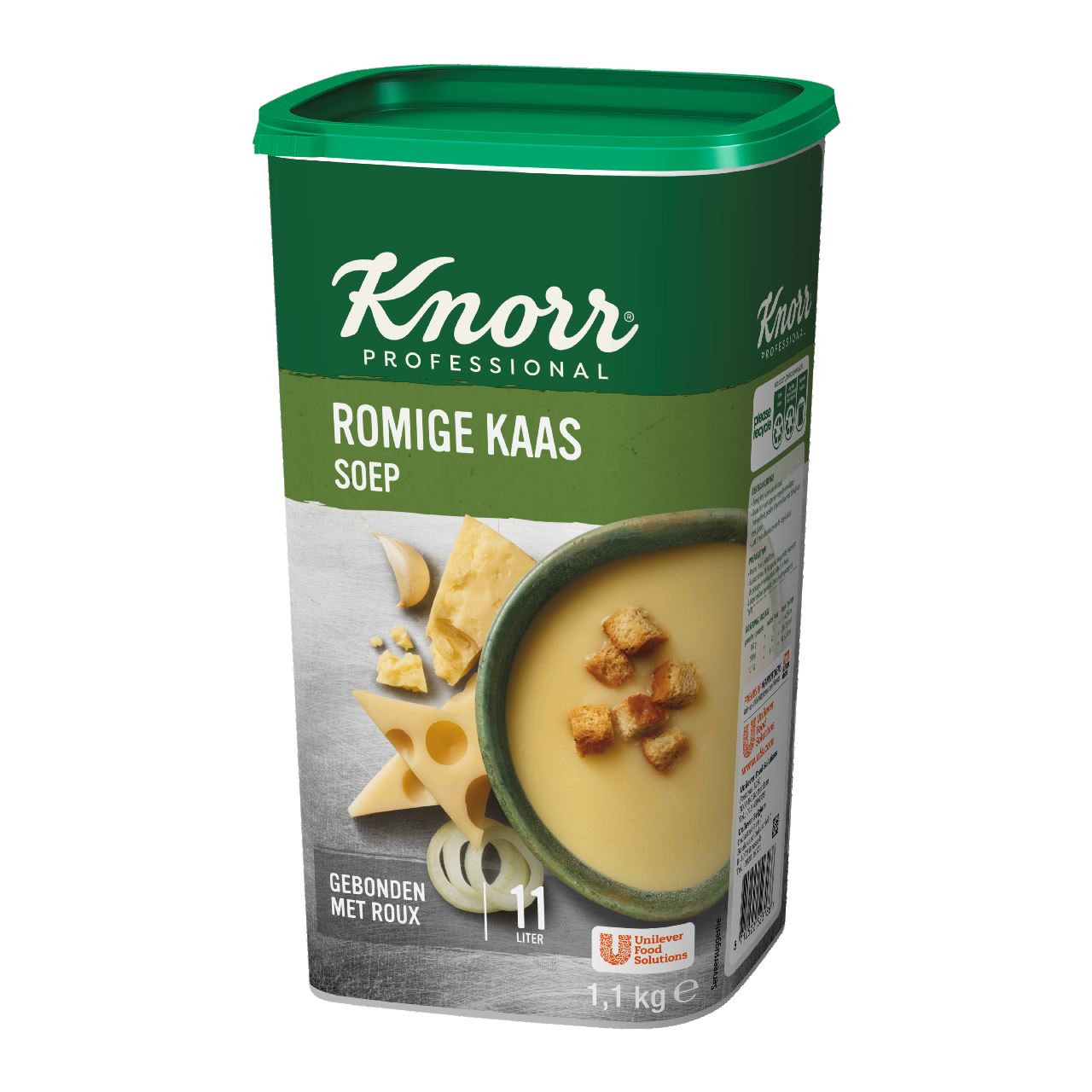 Knorr Professional Classic Creamy Cheese Soup Powder yield 11L 1.1 kg