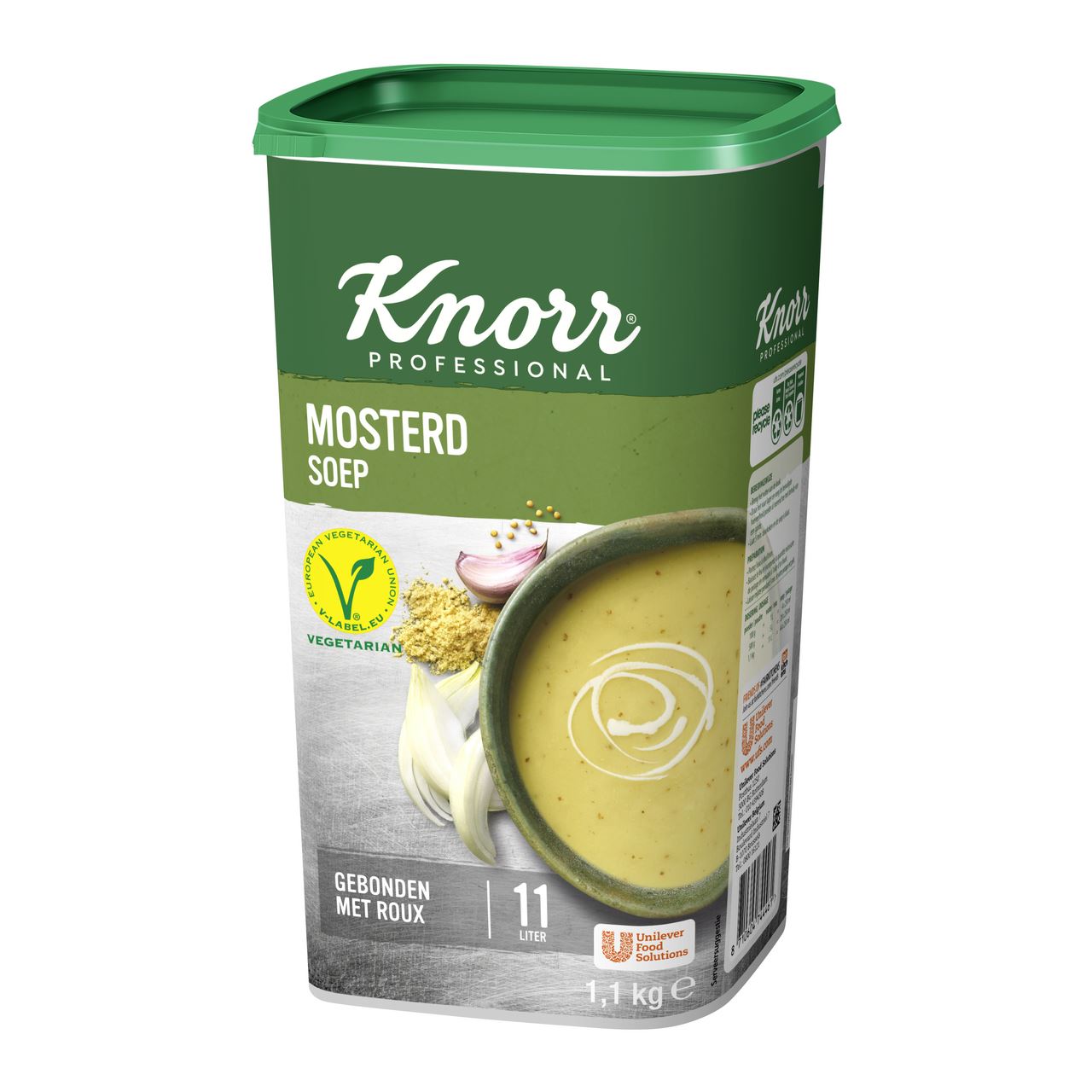 Knorr Professional Classic Mustard Soup Powder yield 11L 1.1 kg