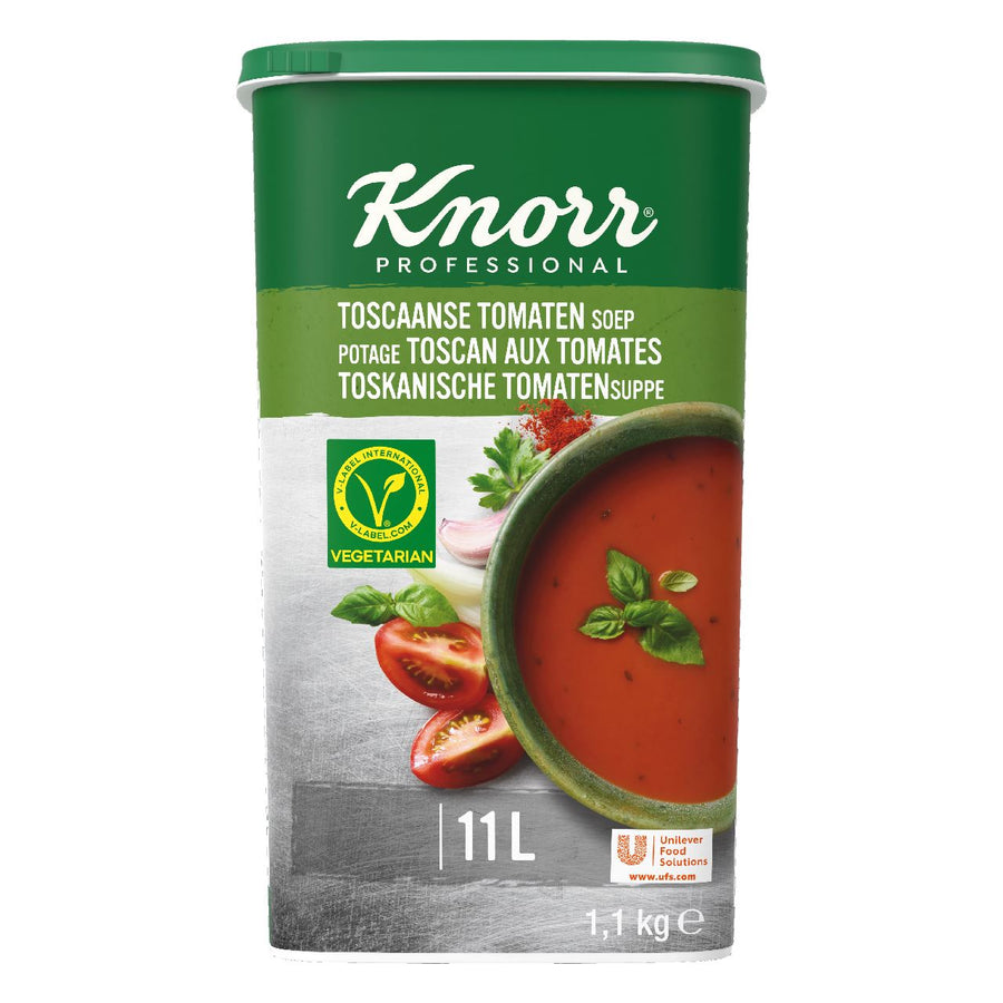 Knorr Professional Classic Tuscan Tomato Soup Powder yield 11 l 1.1 kg