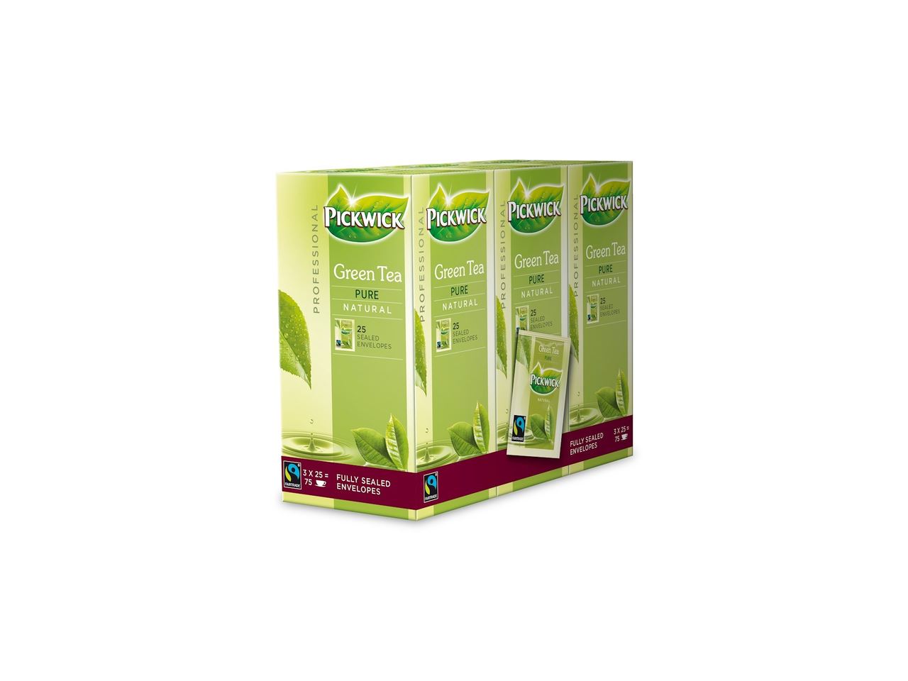 Pickwick Professional Green Tea Pure 3 x 25 pieces 113 g