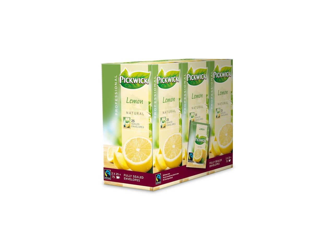 Pickwick Professional Lemon fair trade 3 x 25 pieces 113 g