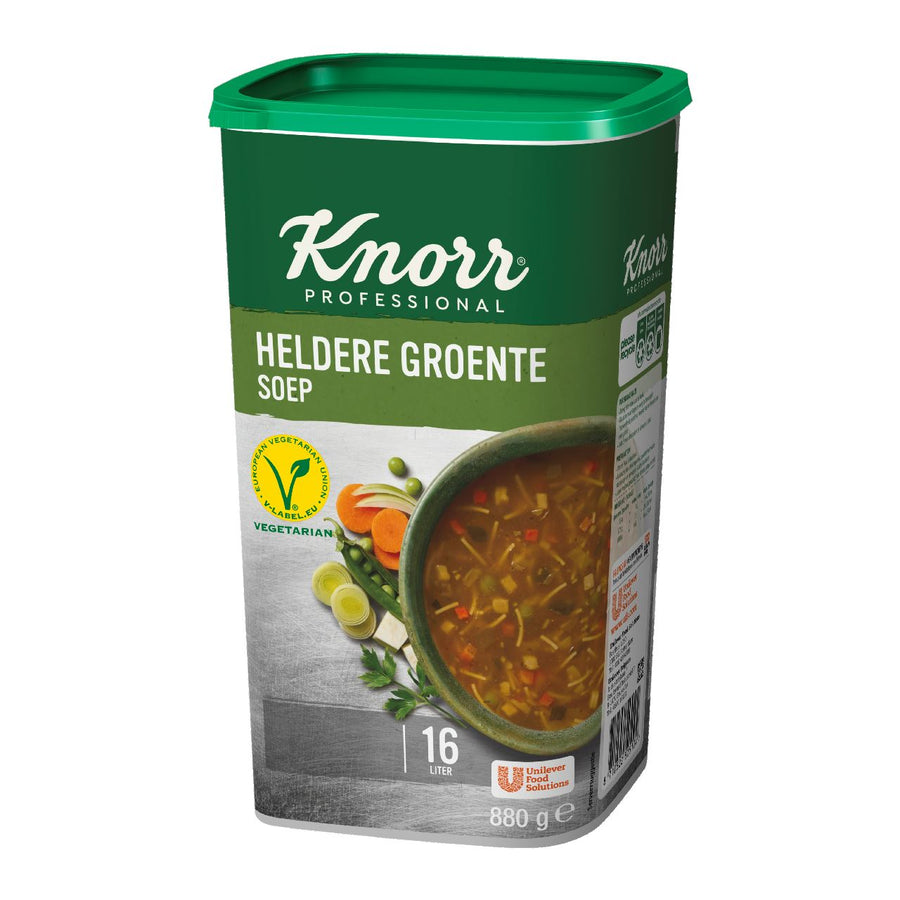 Knorr Professional Classic Clear Vegetable Soup Powder yield 16L 880 g
