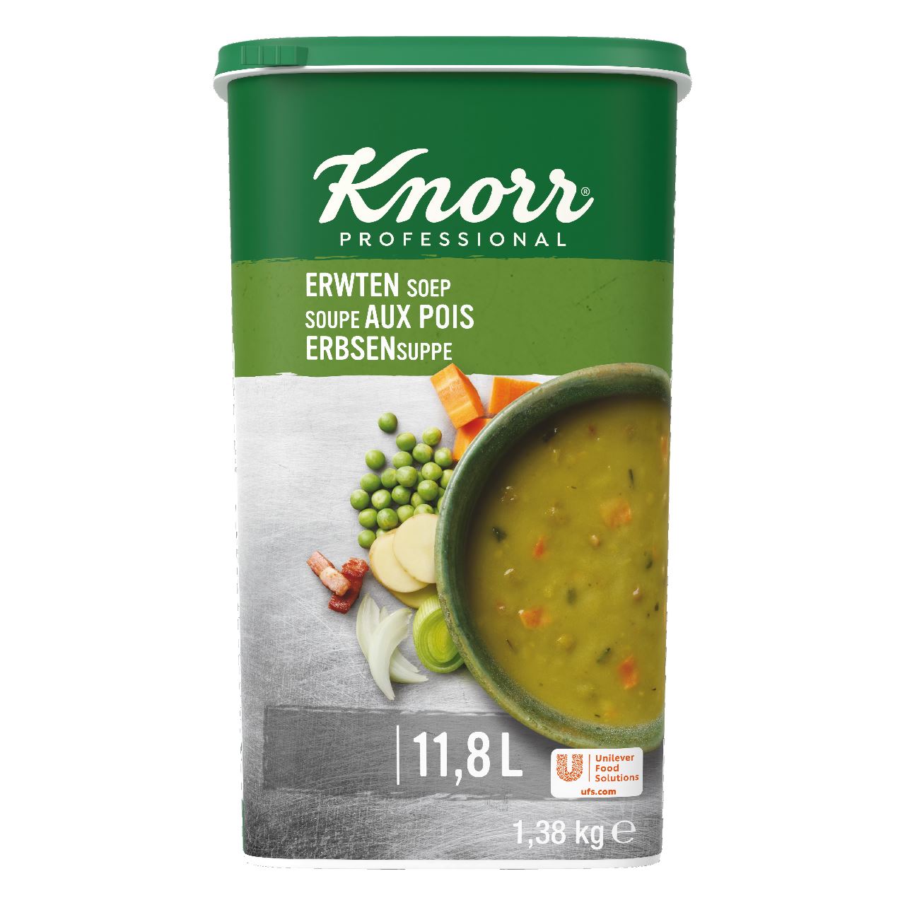 Knorr Professional Classic Pea Soup Powder yield 11.8L 1.38 kg