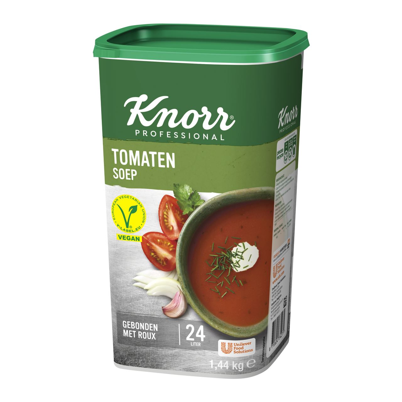 Knorr Professional Classic Tomato Soup Powder yield 24L 1.44 kg