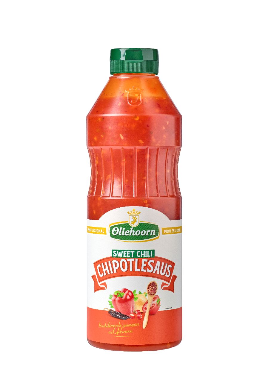 Oliehoorn Sweet Chili Chipottle sauce squeeze bottle 900 ml