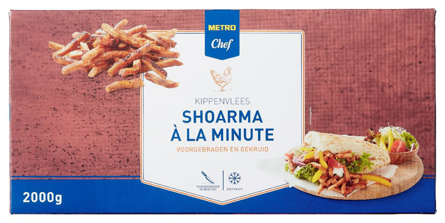 Shoarma à la minute frozen chicken 2 kg