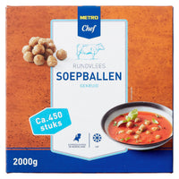 Thumbnail for Frozen beef soup balls 450 pieces 2 kg