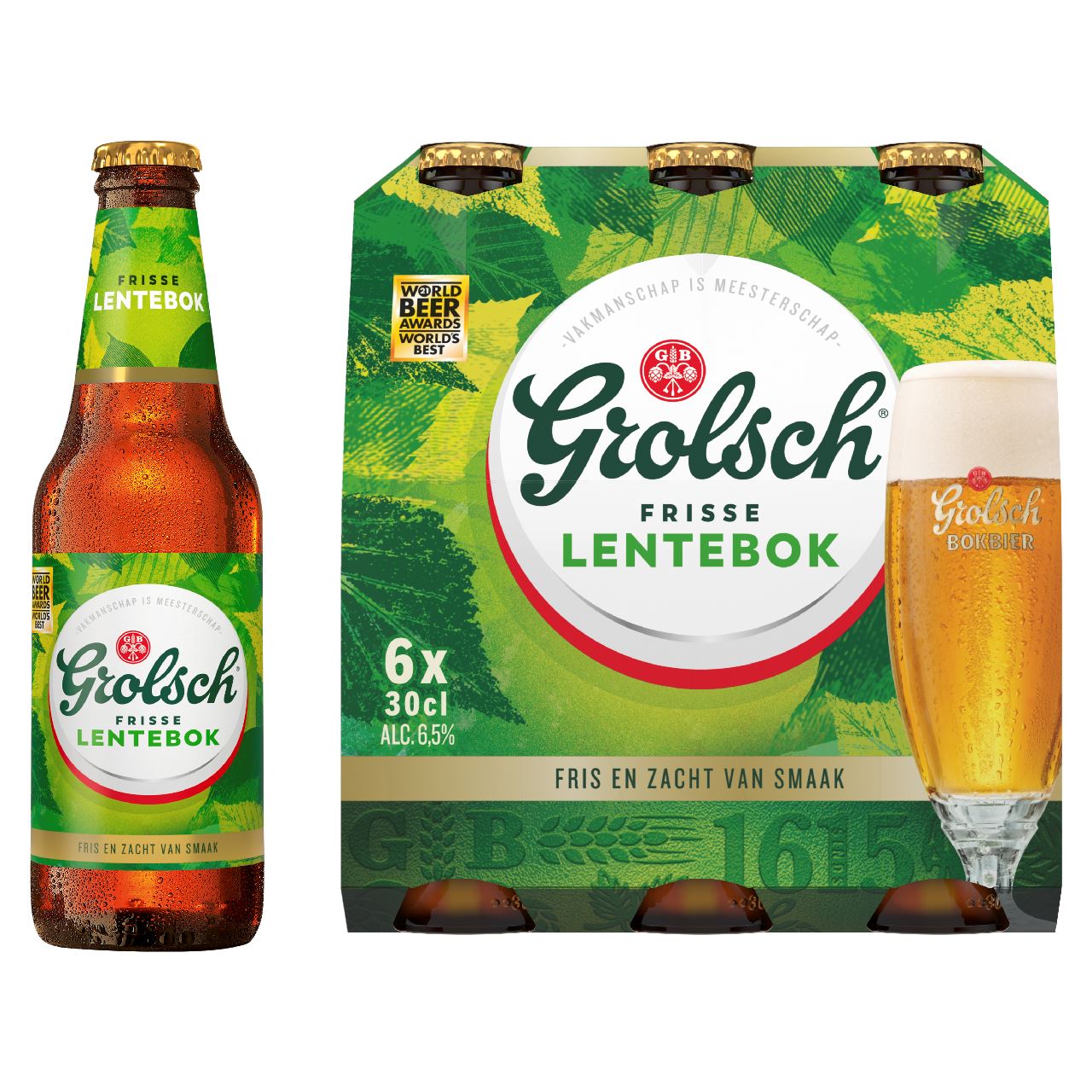 Grolsch Lentebok Special beer bottle 6 x 30 cl