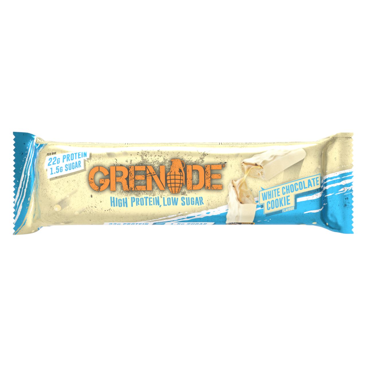 Grenade High Protein, Low Sugar White Chocolate Cookie 12 x 60g