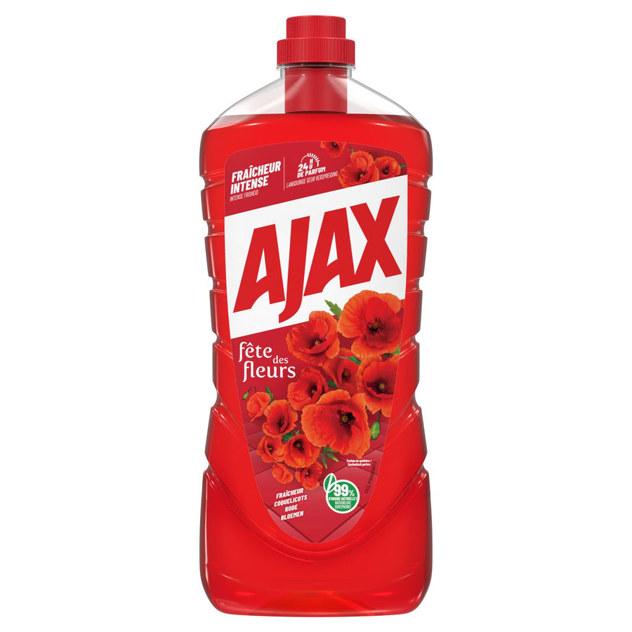 AJAX Fête des Fleurs Red Flowers All-Purpose Cleaner 1.25 l