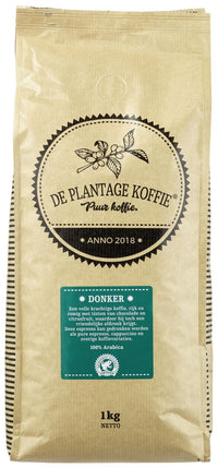 Thumbnail for De Plantage Koffie Espresso beans dark rainforest 1 kg