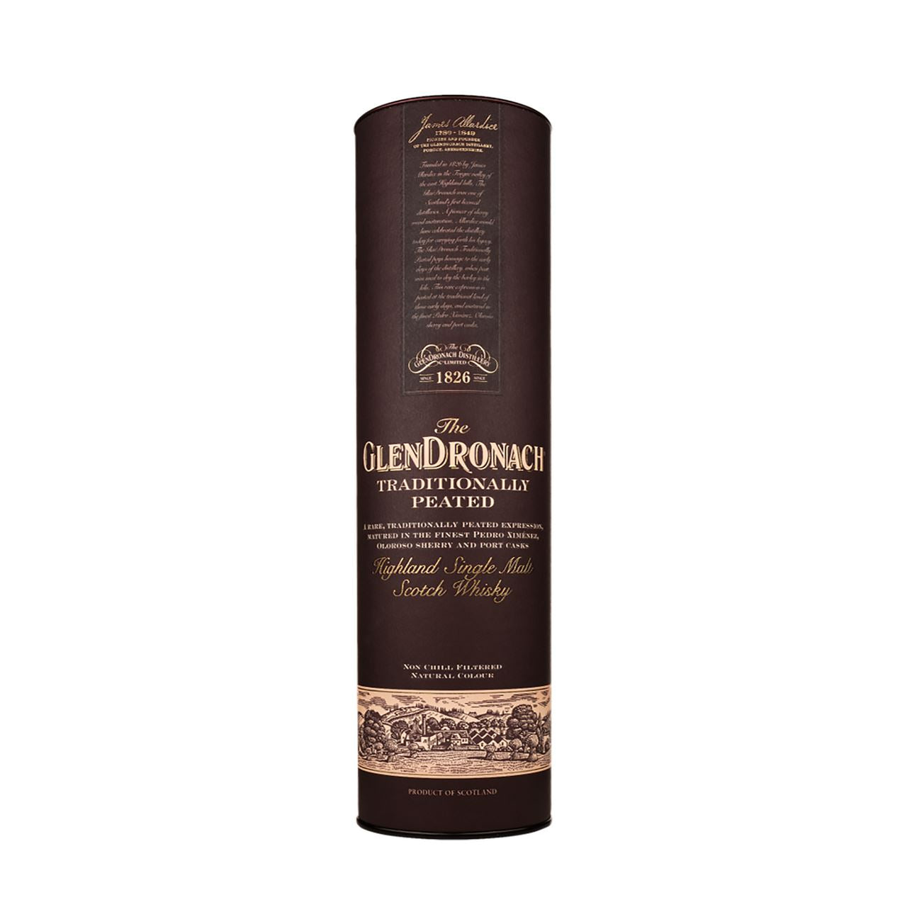 GLENDRONACH Peated Single Malt Scotch Whiskey 70 cl 48%