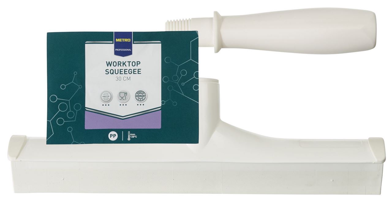 METRO PROFESSIONAL HACCP Floor squeegee 30 cm white