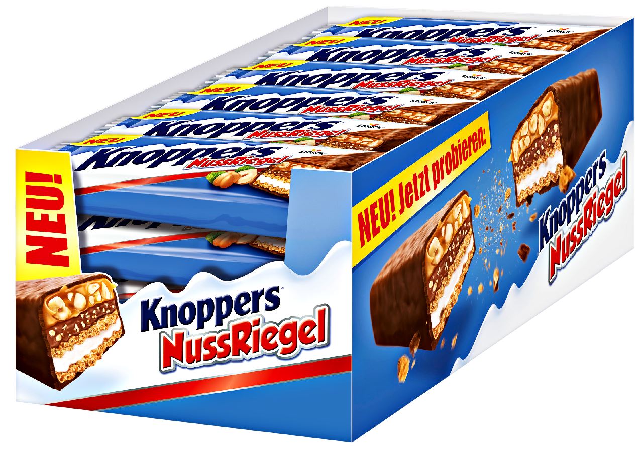 Knoppers Nutbar chocolate 24 x 40 grams