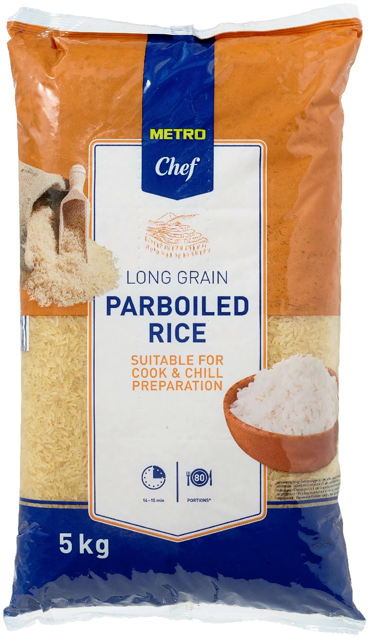 Pre-cooked long grain rice 5 kg