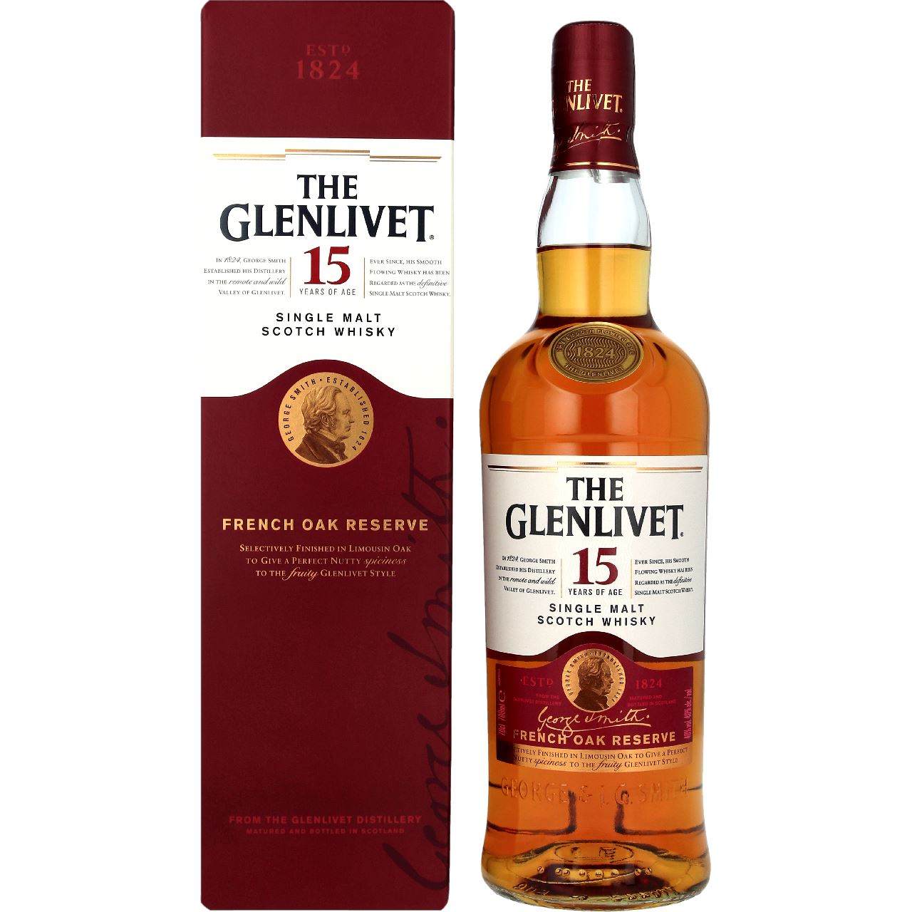 The Glenlivet 15Y French Oak 70cl 40%
