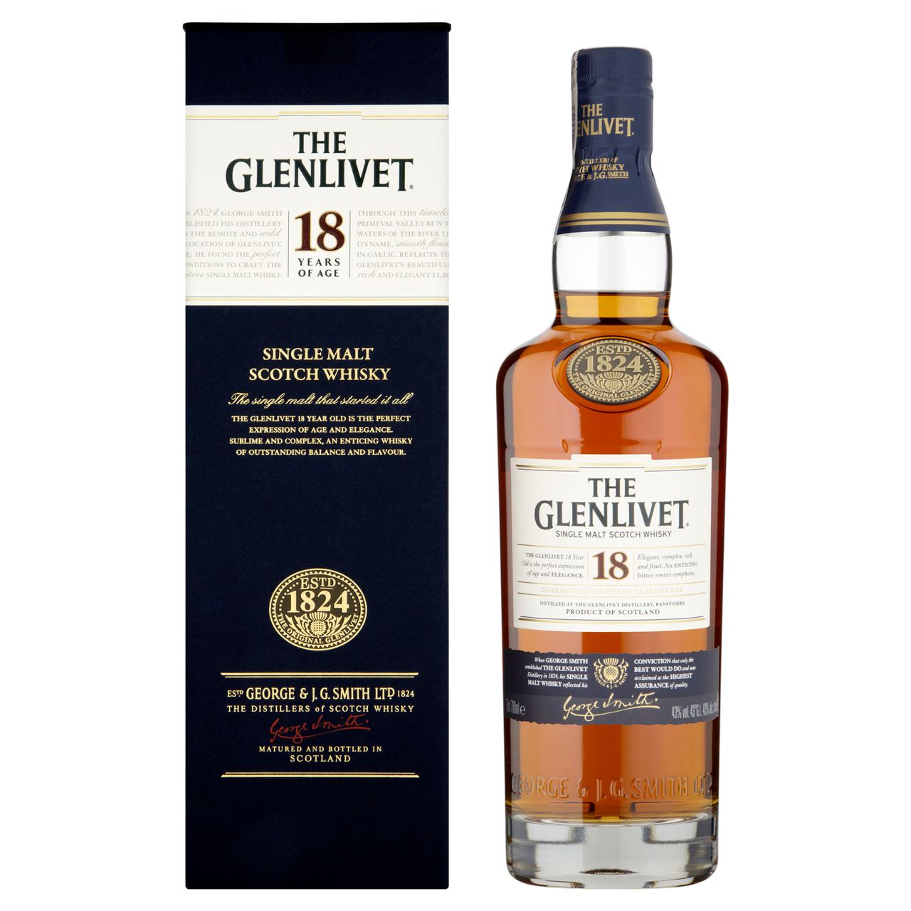The Glenlivet 18 Year Old 70cl 40%