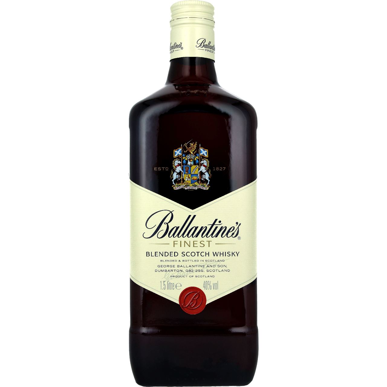 Ballantine's Finest whiskey 1.5 l Cut Scotland 40%