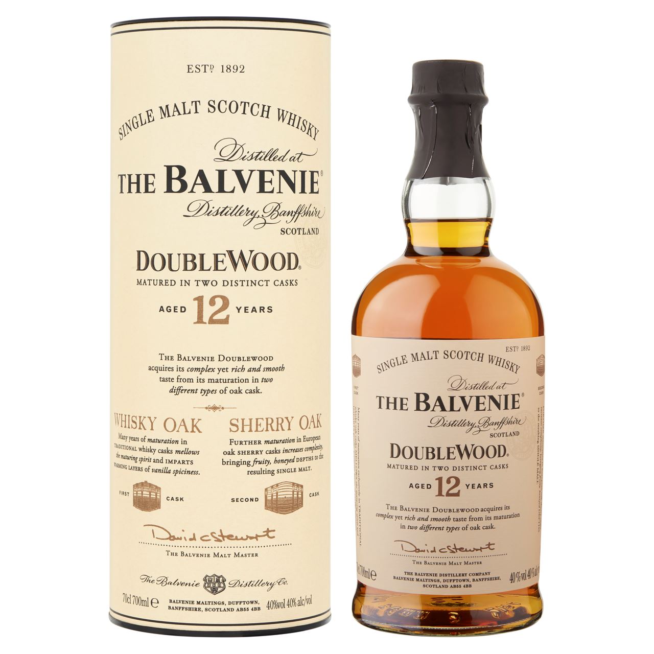 The Balvenie 12 years 70 cl 40%
