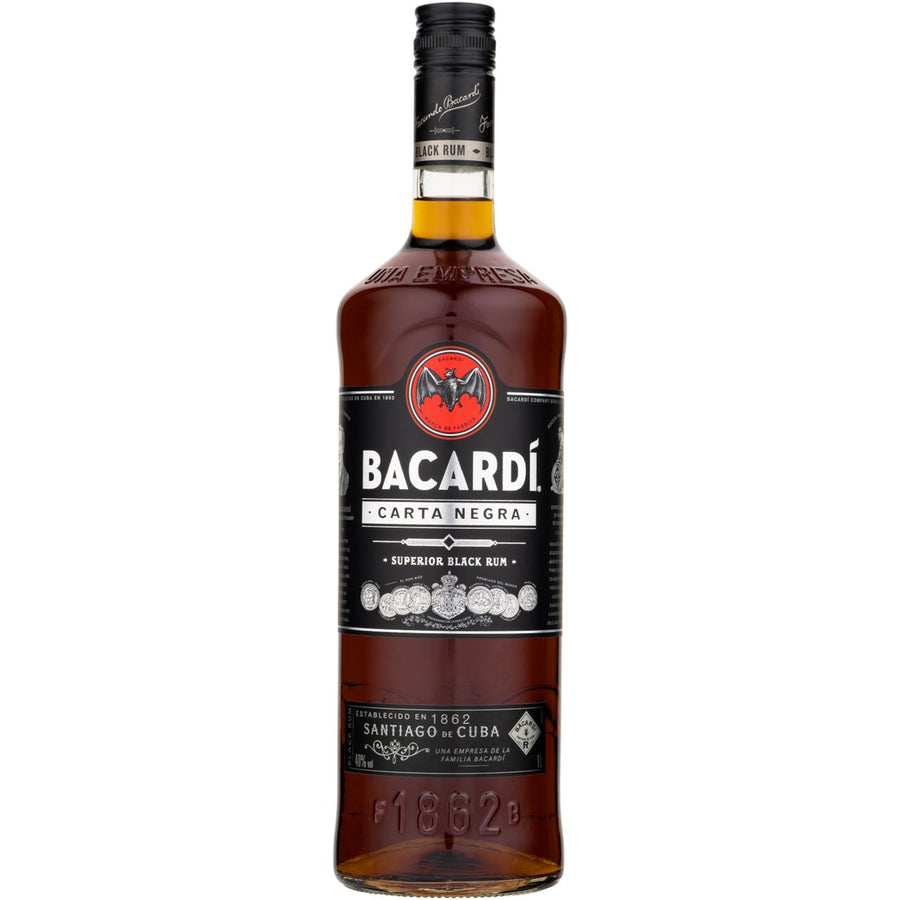 BACARDÍ CARTA NEGRA Rum Superior Black 1 l 40%