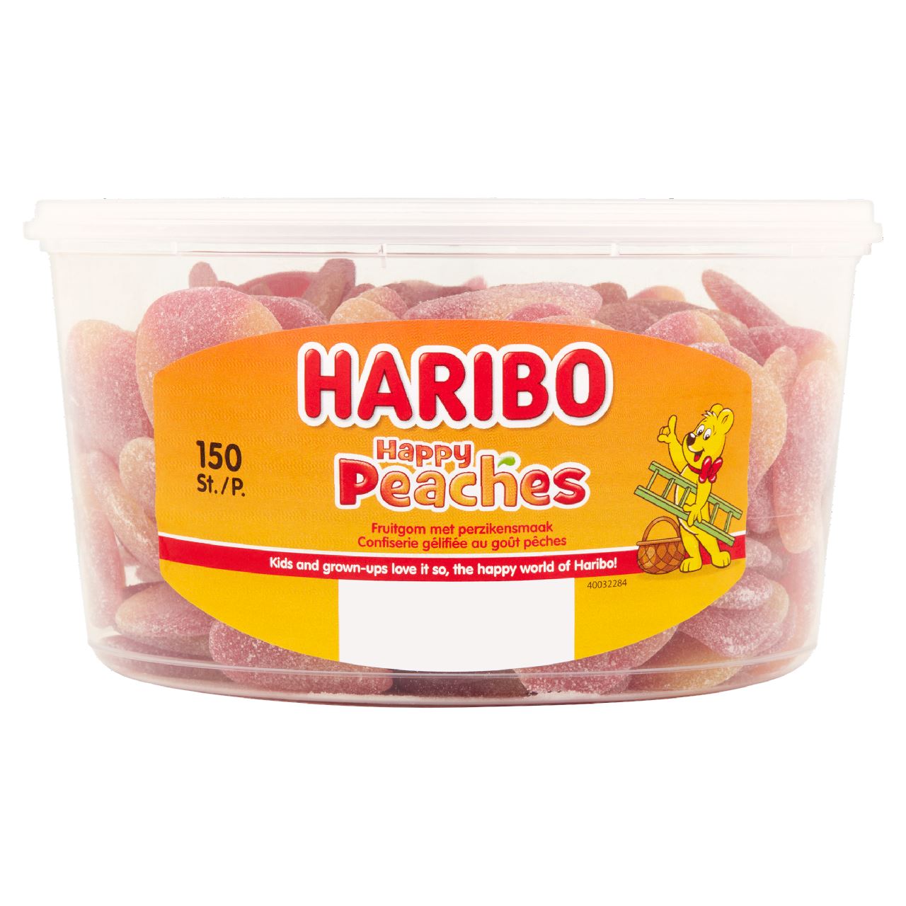 HARIBO Happy Peaches 150 pieces 1.35 kg