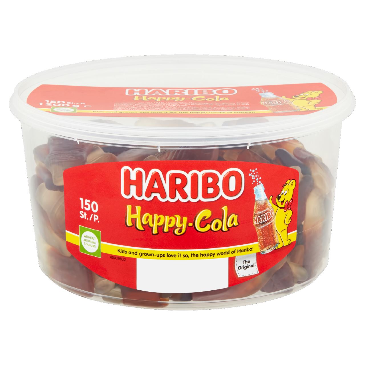 HARIBO Happy-Cola bottles 150 pieces 1.2 kg