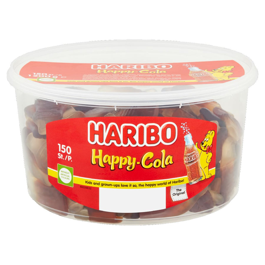 HARIBO Happy-Cola bottles 150 pieces 1.2 kg