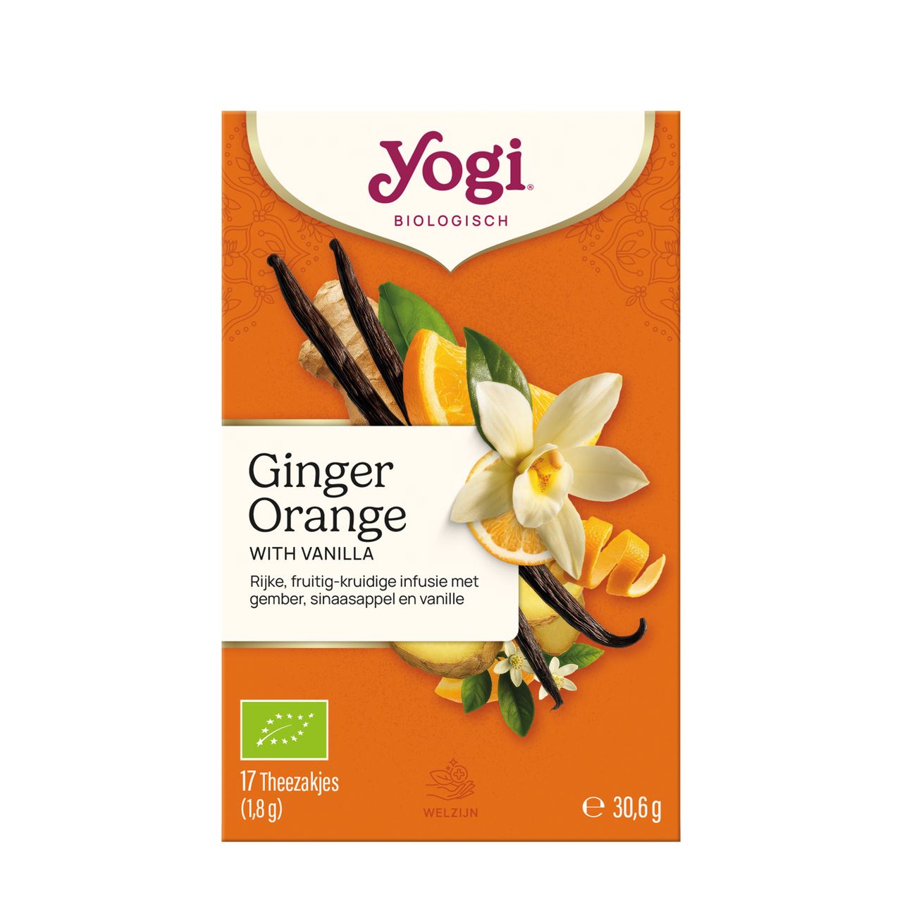 Yogi Tea Ginger Orange Vanilla 17 pieces 31 g
