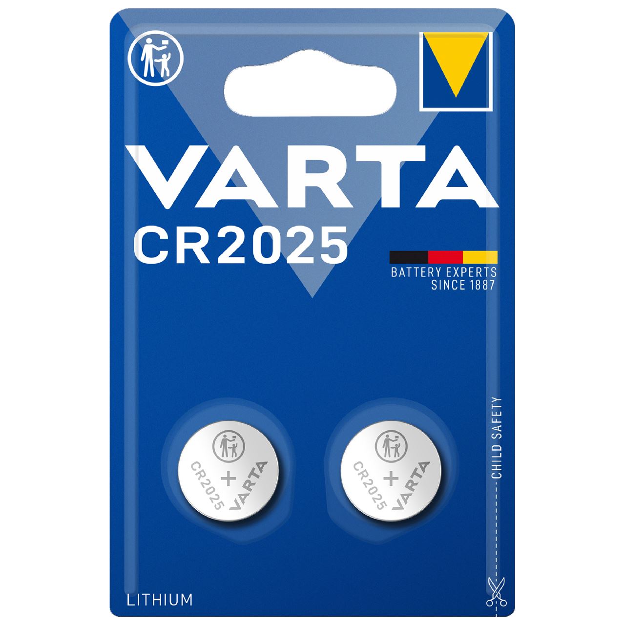 VARTA CR 2025 Lithium 2 pieces