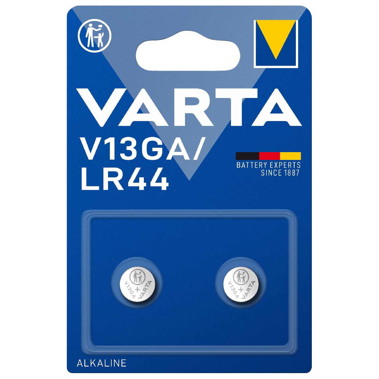 VARTA 2x V13GA Disposable Battery LR44 Alkaline