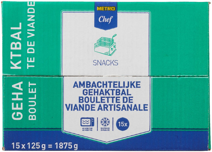 Traditional Meatball 15 x 125 g