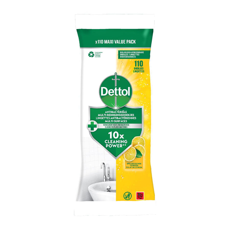 Dettol Super maxi citrus wipes 110 pieces