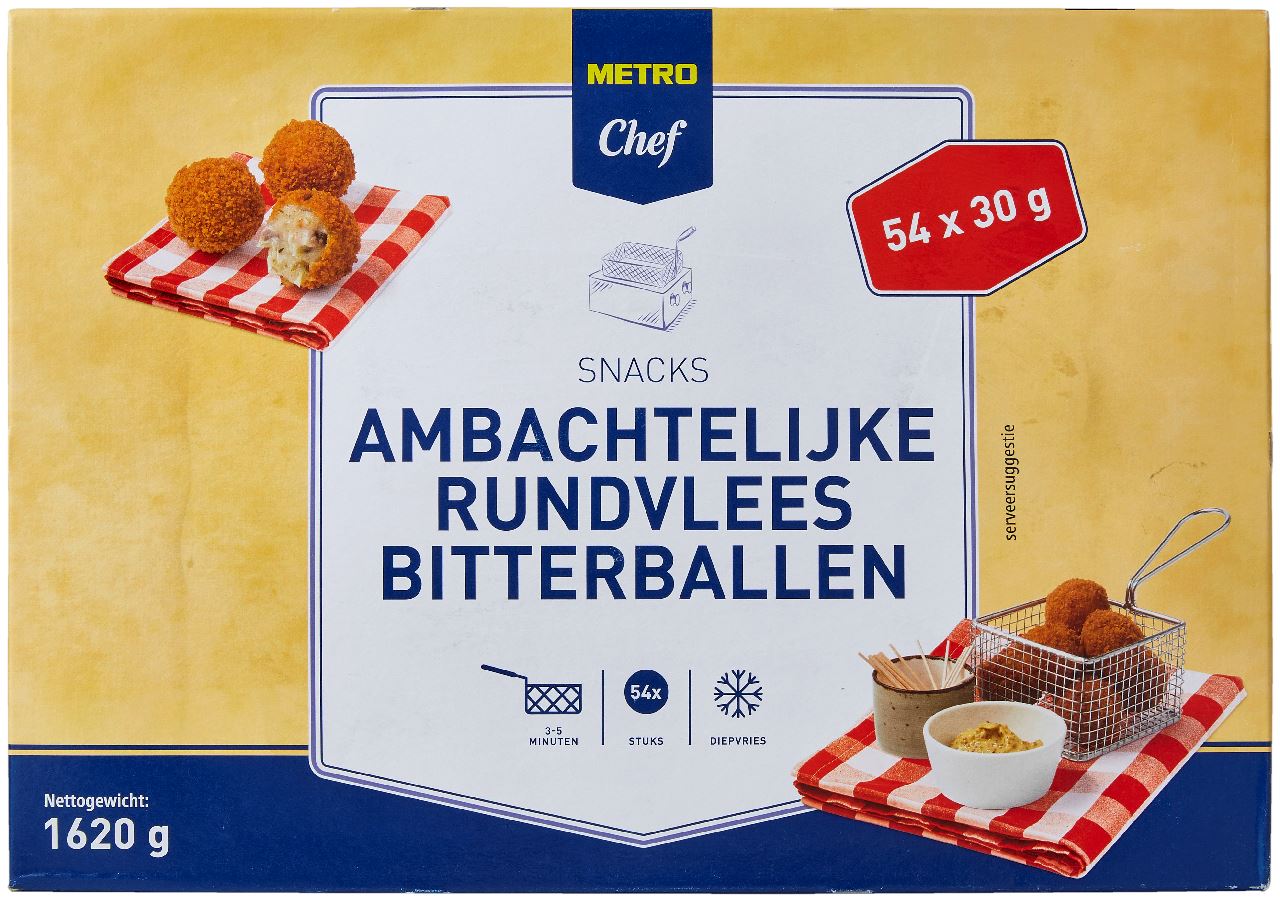 Traditional Beef Bitterballs 54 x 30 g