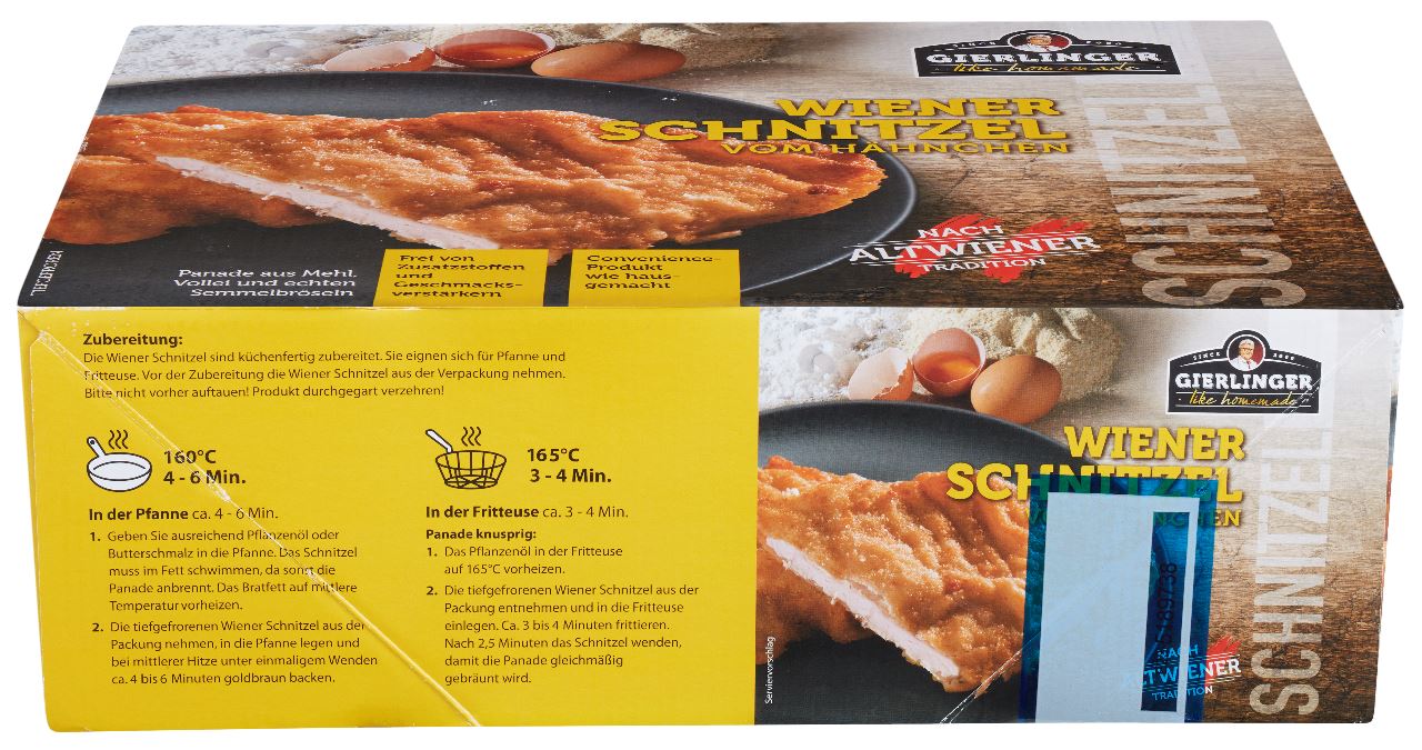 cook in'5 Chicken Schnitzel cooked frozen 15 x 200 g