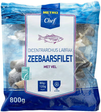Thumbnail for ASC Sea Bass Fillet 80-120 IQF 900 g