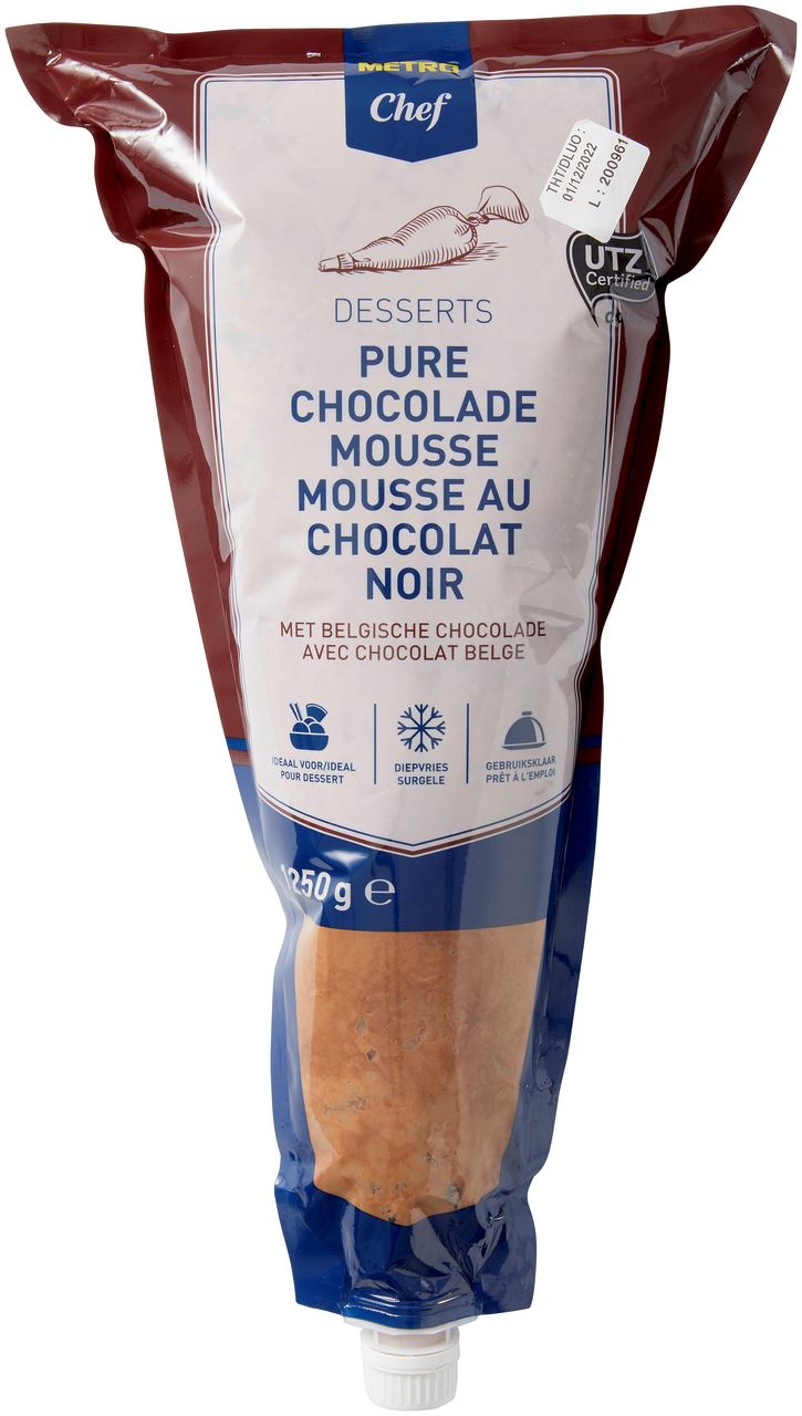 Dark chocolate mousse 1.25 kg