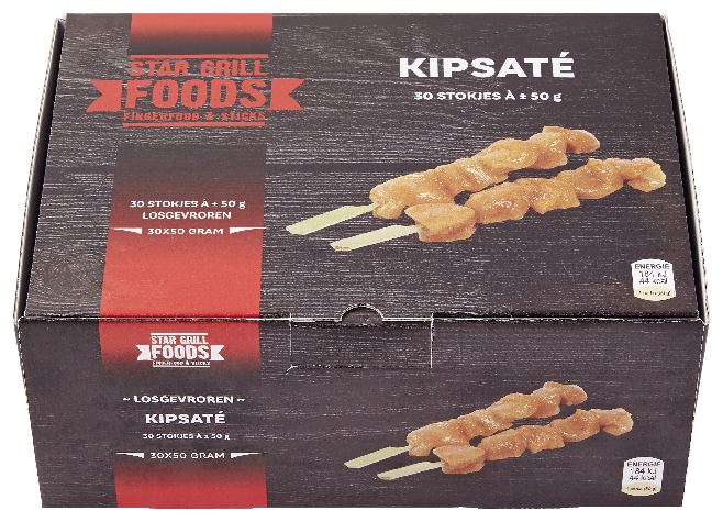 Star Grill Foods Chicken Satay 30 x 50 g