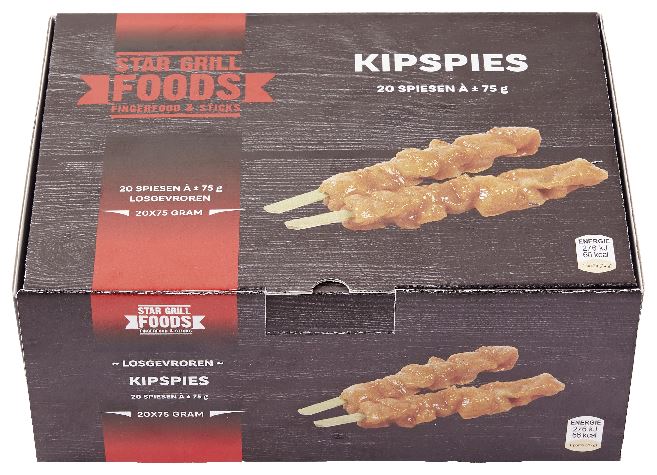 Star Grill Foods Chicken skewer 20 x 75 g