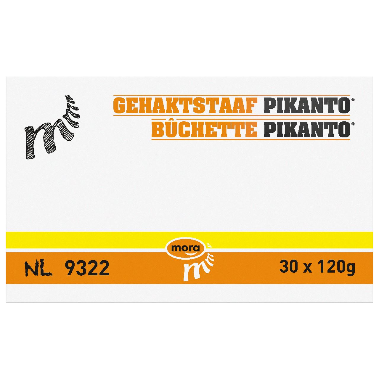 Mora Minced Meat Stick Pikanto 30 x 120 g
