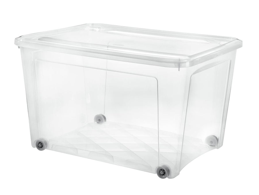 aro Storage box with lid + wheels 145 l