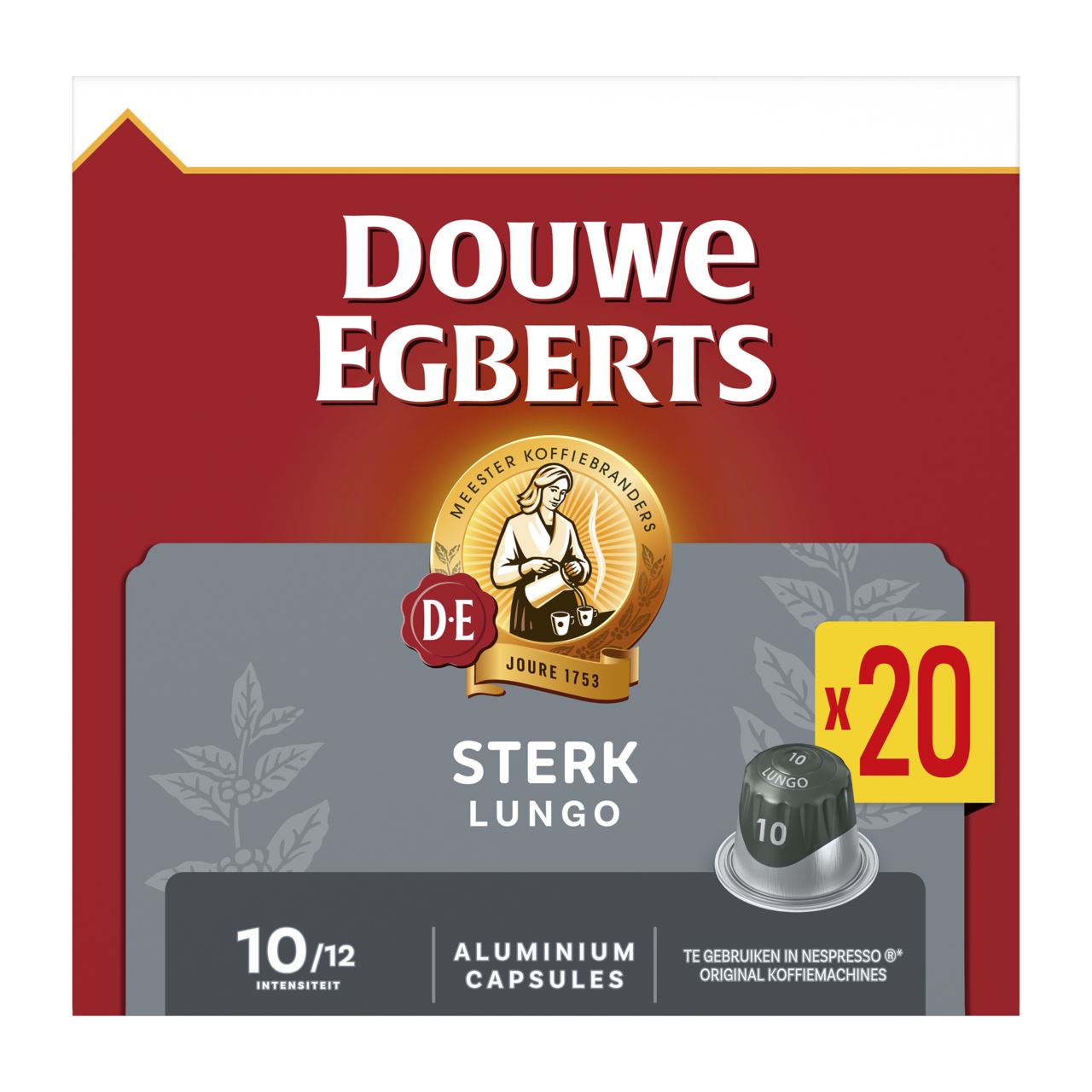 Douwe EGBERTS Lungo Strong Coffee Cups Value Pack 20 pieces