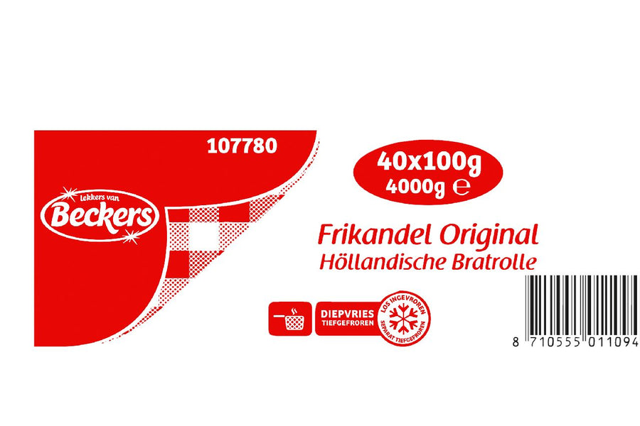 Beckers Frikandel Original 40 x 100 grams