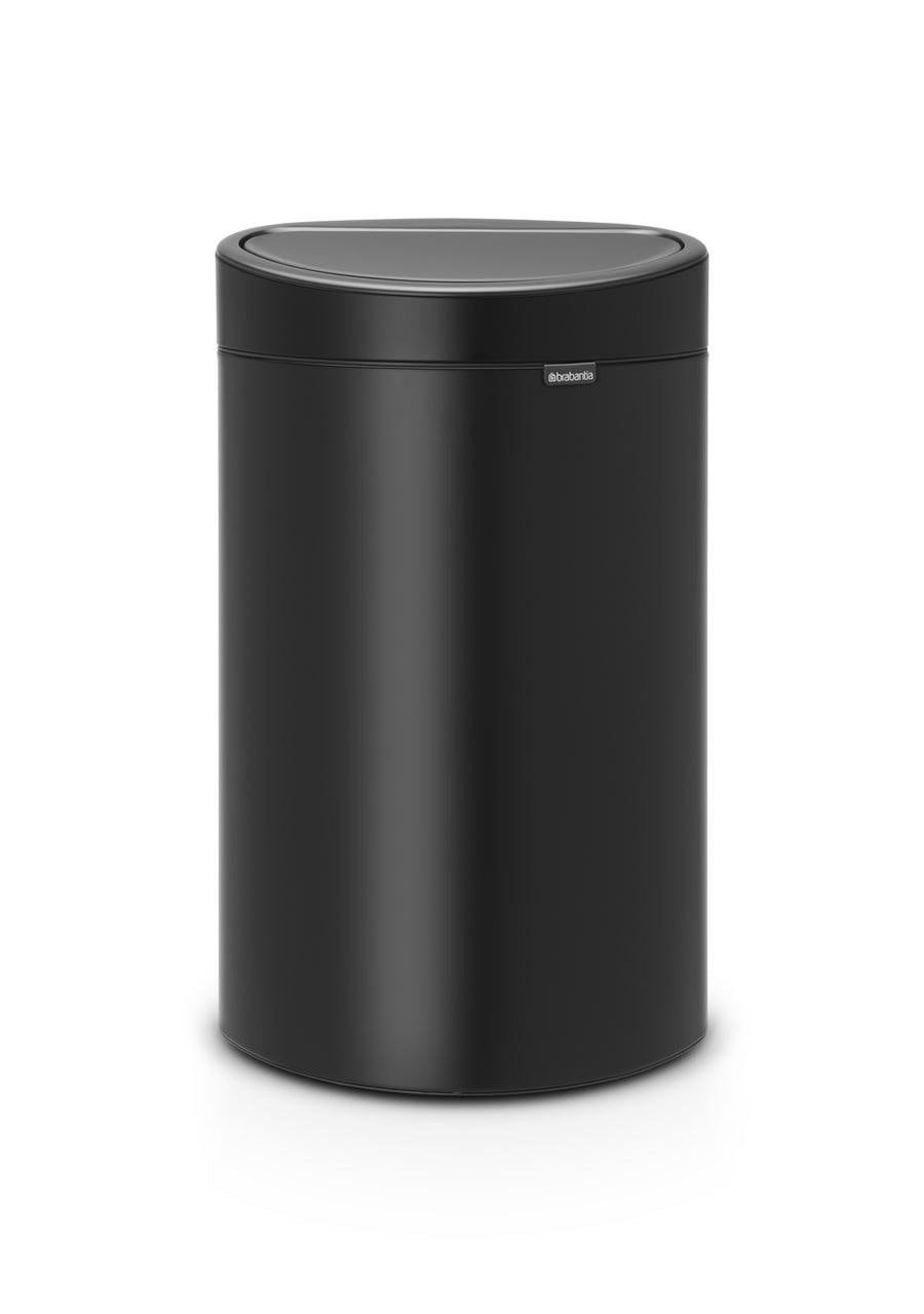 Brabantia Touch Bin waste bin 40 liters with plastic inner bin - Matt Black