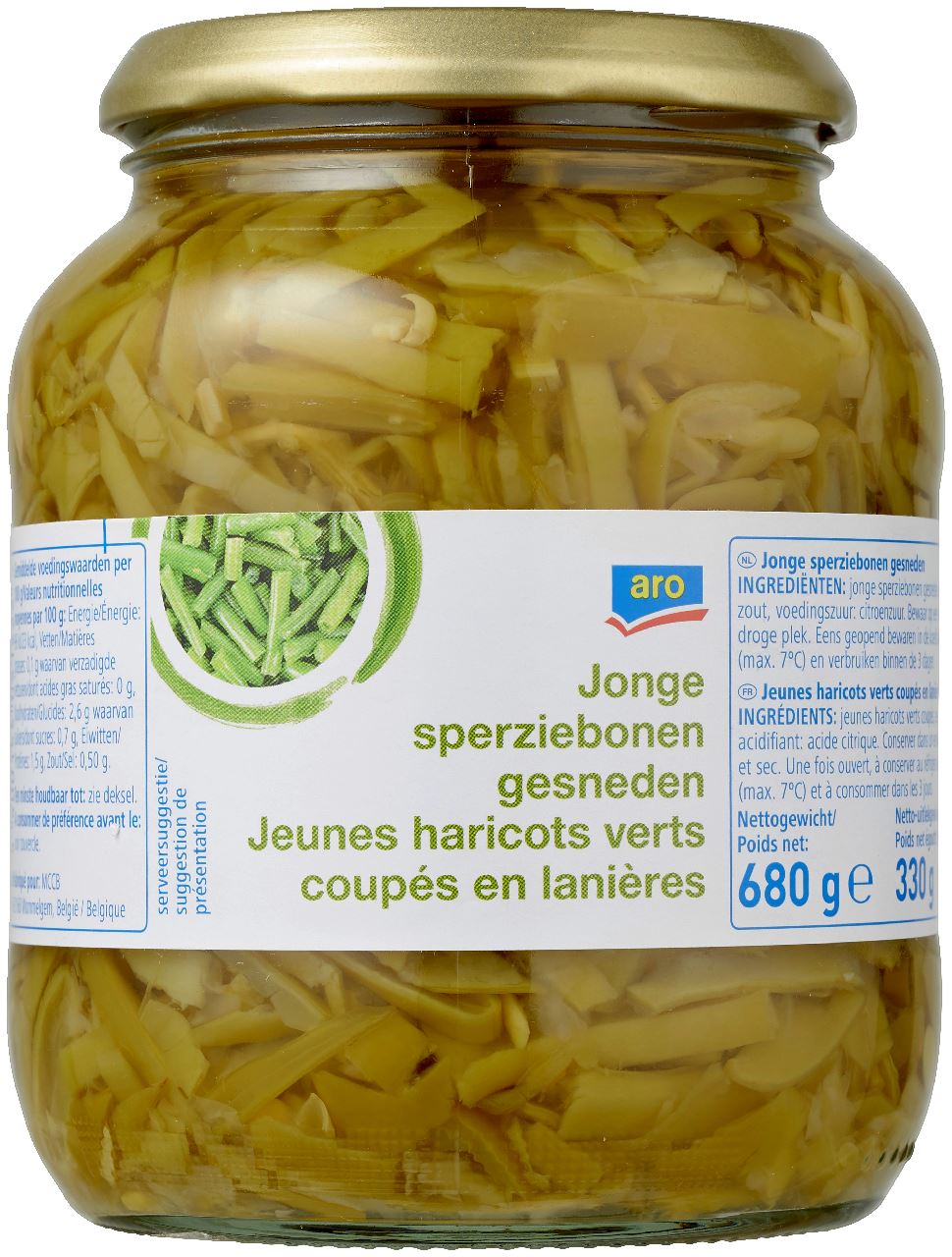 aro Green beans sliced ​​720 ml