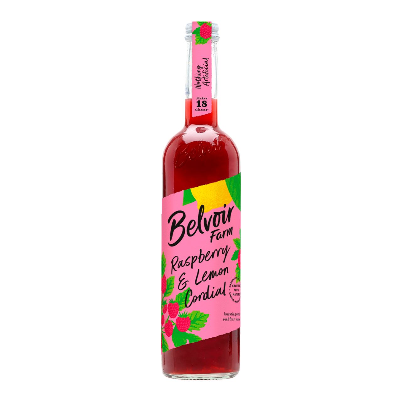 Belvoir Farm Raspberry & Lemon Cordial 50 cl