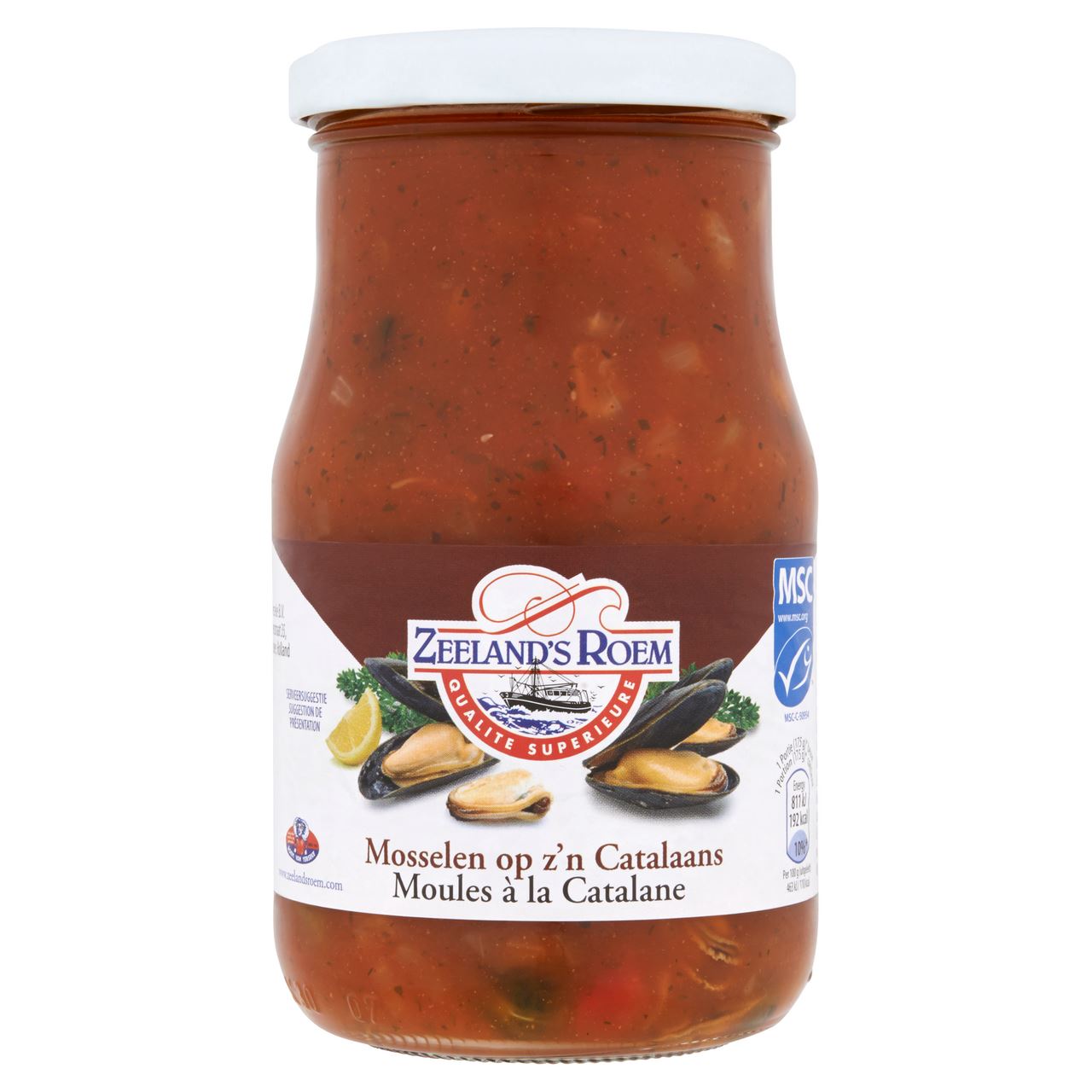 Zeeland's Roem Mussels Catalan style 370 ml