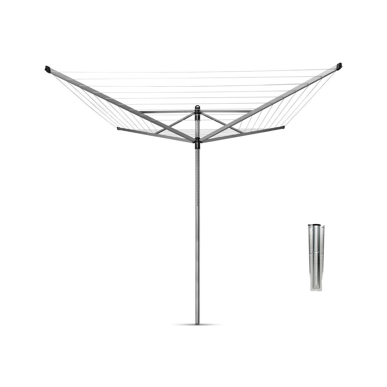Brabantia Drying mill Lift-o-matic 50 m silver