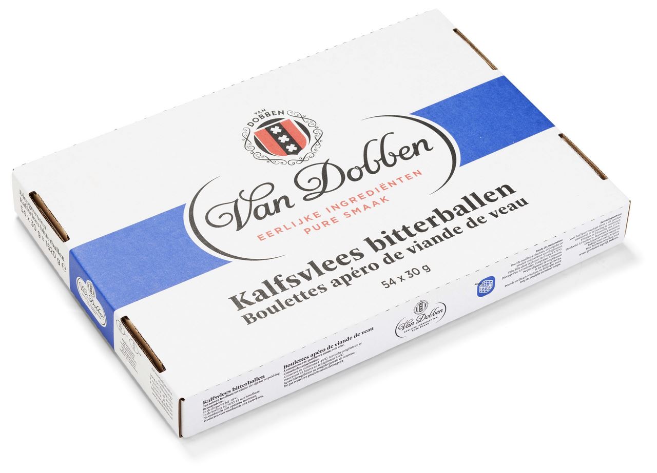 Van Dobben Veal Bitterballs 54 x 30 g