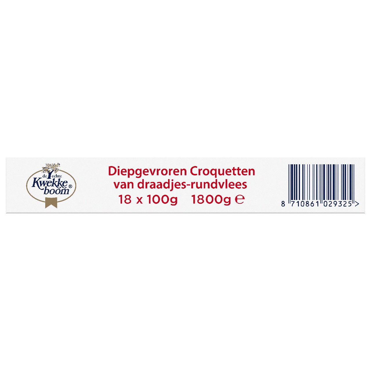 Kwekkeboom Pulled Meat Croquettes 18x100g