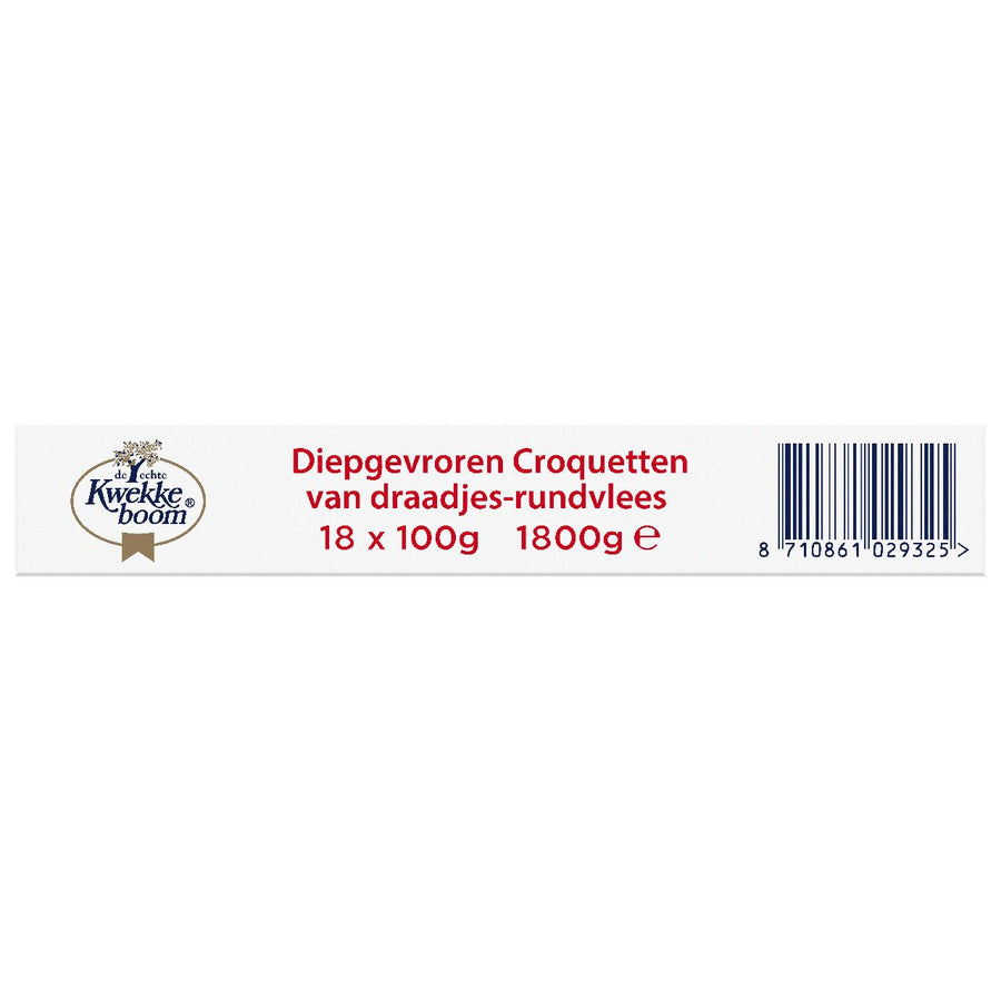 Kwekkeboom Pulled Meat Croquettes 18x100g